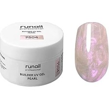 Nacario Fontenay Runail Modelleme Uv Jeli – Inci Efektli (Buılder Uv Gel Pearl), 15 G – No: 9504 Simli