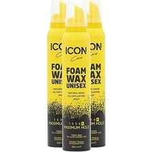 Nacario Saç Köpük Şekillendiri Wax 200ML Maximum Hold 3'lü Set