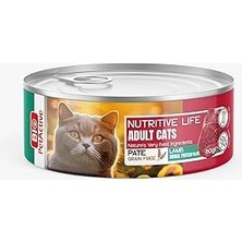 Nacario Bio Petactive Nutritive Life Konserve Kuzu Etli Yaş (24 x 80 Gr)