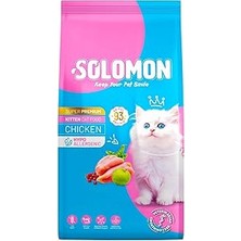 Nacario Solomon Kitten Yavru Tavuklu Süper 9 kg - Hipoalerjenik - Düşük Tahıllı - Yükse