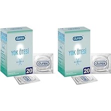Nacario Durex Yok Ötesi Slim 20 Prezervatif (2 Paketi)