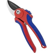 Nacario Workpro WP332001 Bahçe Budama Makası, Profesyonel, 180MM, Teflon Kaplama Çelik Bıçak, 10MM Kesme Ka