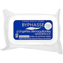 Nacario Byphasse 2'li Paket Su Geçirmez Makyaj Temizleme Mendilleri, Hassas Ciltler Için, 25 Adet