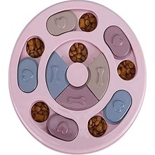 Nacario Ti̇neke Oyuncağı Mama Bulmaca Yavaş Besleyici Gıda Dağıtıcı Yavaş Yeme (Pembe)