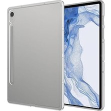 Nacario Galaxy Tab S9 Fe X510 X516 Kılıf Tablet Hibrit Silikon Case Kapak Renksiz