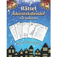 Nacario Rätsel Adventskalender Für Senioren - Frohe Weihnachten: Großdruck Rätselbuch Für Eine Besinnliche