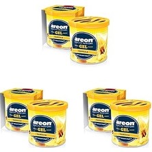 Nacario Areon Gel Can Vanilla Araç Bardaklık Kokusu (3 Paketi)