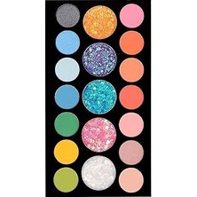 Nacario Parlak Glitter Far 19 Parça Far Paleti, Serashinegozfarı58
