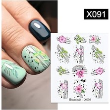 Nacario Tırnakmania Su Transferli Nail Sticker X091 (52340-11) 3932