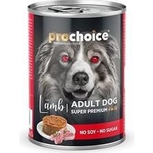 Nacario Prochoice Yetişkin Köpekler Için, Kuzu Etli Pirinçli Ezme, 400 G