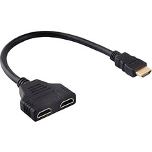 Nacario Coverzone HDMI Çoklayıcı 1 Giriş 2 Çıkış Splitter 1080P Full Hd Görüntü Dağıtıcı Adaptör Tv Monitör