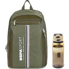 Nacario U.s. Assn. U.s. Polo. Assn. Unisex Okul Çanta Seti PLSET2437315,HAKI Tek Ebat
