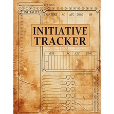Nacario Independently Published Initiative Tracker: Manage Encounters With This Rpg Encounter Tracker, Desi