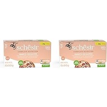Nacario Schesir Yetişkin Konservesi Somonlu 50 G x 6 Adet (2 Paketi)