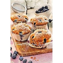 Nacario Takribi 200 Adet Orta Boy Beyaz Muffin Kek Kalıbı, Browine Kalıbı 50X30 Mm, Cupcake Kağıdı