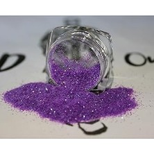 Nacario Tırnak Süsleme Holografik Mikro Nail Koyuleylak Rengi Ekstra Mikro 5 Ml/5 gr Makyaj