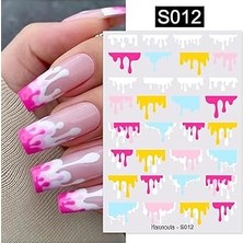 Nacario Tırnakmania Üç Boyutlu Yapışkanlı Sticker S012 (53790-6) 4040