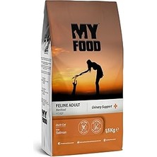 Nacario Myfood Urinary Destekli Somonlu Kısırlaştırılmış Yetişkin 1,5 kg