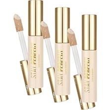 Nacario Stay Perfect Yüksek Pigmentli & Yarı Mat Bitişli Likit Kapatıcı 001 Fair (3 Paketi)