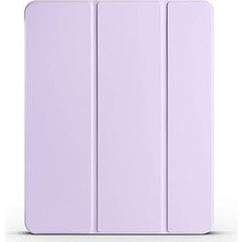 Nacario Constrain - Ipad Air 13 2025 M3 Cover Kalem Bölmeli Standlı 1-1 Kılıf - Lila 5