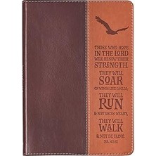 Nacario Christian Gifts Journal Wings Like Eagles Isaiah 40:31 Bible Verse, Inspirational Scrip