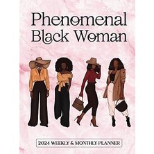 Nacario Phenomenal Black Woman: African American Black Women Planner 2024 | At A Glance 12-Month Calendar 2