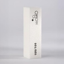 Nacario Momo Professional Tırnak Üstü Törpü 100/100 Beyaz 10 cm