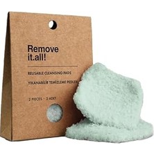 Nacario Görkito Remove It.all! Yıkanabilir Temizleme Pedleri 2 Adet Reusable Cleansing Pads 2 Pieces