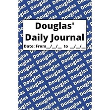 Nacario Independently Published Personalized Daily Journal - Douglas: Cover