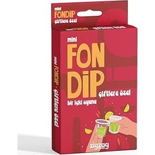 Nacario Zigzag Games Mini Fondip Çiftlere Özel, 55 Kartlı Oyunu, Romantik Meydan Okumalar
