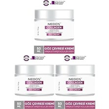 Nacario Nedox 3 Adet Kırışıklık Karşıtı Kolajen Göz Çevresi Kremi 50 ml