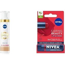 Nacario Nivea SPF30 LUMINOUS630 Karşıtı cc Krem 40ML, Orta Ton, Kırmızı Renk Dudak Bakım Kremi