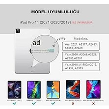 Nacario Ipad 11 1. / 2. Nesil Kılıf Tablet Hibrit Silikon Case A2228 A2068 A2230 A2