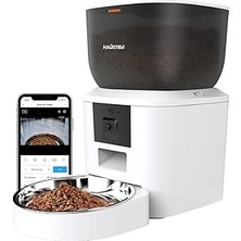 Nacario Haustier QQ029 Kameralı 1080P Gece Görüş Akıllı Otomatik Mama Kabı, Tuya App-Wifi Uzakta