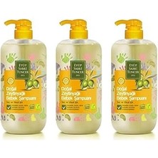 Nacario Doğal Zeytinyağlı Bebek Şampuanı 600 ml x 3