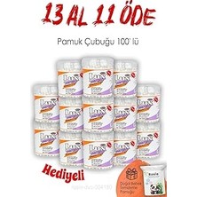 Nacario Lux 13 Al 11 Öde Pamuk Çubuğu 100' Lü Rosie
