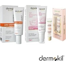 Nacario Dermokil Cilt Beyazlatıcı Krem 75ML & Anti Spot Kremi 60ML & Göz Çevresi Kremi 15ML Set, 25163