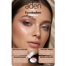 Alvera Collection Aden Eyeshadow Shine Duos - Işıltılı Göz Farı Ikilisi Beige(Bej)