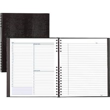 Nacario Notepro Tarihsiz Günlük Planlayıcı, Siyah, 200 Sayfa, 27,9 x 21,6 cm (A30C.81)