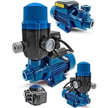 Nacario DX1000 0.37 Kw 0.5 1" Bakır Sargılı Paket Hidrofor Sistem Su Pompası Su Motoru 35 mt Dik