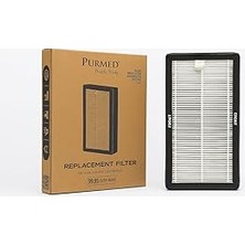 Nacario Purmed Atp 35500 - Atp 55300 Hava Temizleyici Uyumlu Hepa + Karbon Filtre