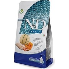 Nacario N&d Kuru Maması, Morina Balığı, Karides, Balkabağı Kavunlu, Yavru Kedi, 1.5 kg