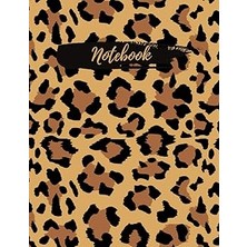 Nacario Leopard Print Notebook: Lined Notebook Journal. Gift For Mom. Coworker Gift. Stylish Notebook. 8.5"