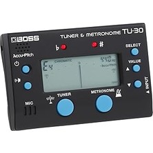 Nacario Tu-30 – Tuner & Metronom, Siyah – Öğrenmek, Alıştırmak Oynamak Için Mükemmel Bir Yol Arkada