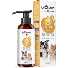 Nacario Kediler Köpekler Için Balık Yağı 200ML 3 6 Takviyesi Tüy Cilt Sağlığı Destekleyici
