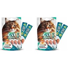 Nacario Eurogold Cat Sıvı Ödülü Somon-Kızılcık 5X15 gr 2li Paket