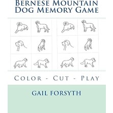 Nacario Bernese Mountain Dog Memory Game: Color - Cut - Play