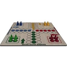 Nacario Ludo Ahşap Kızma Birader 2-4 Kişi 3+ Yaş Üzeri Strateji Oyunu