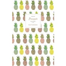 Nacario Pineapple Notebook - Ruled Pages - 5x8 - (Beyaz)