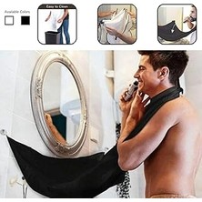Nacario Easyso Desire Pratik Sakal Kesme Örtüsü, Siyah, Tela Kumaş Berber/kuaför Önlüğü Black Standart Boy